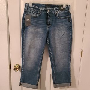 Silver Jeans suki capris size W33/L23.5
